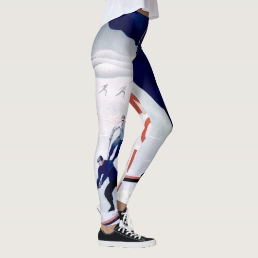 Leggings - Poster van de Estse Winterspelen van 19 (Rechts)