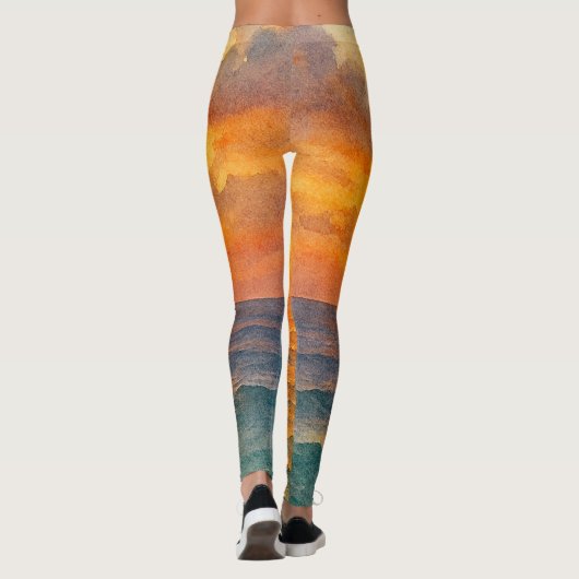 Leggings puesta de sol  (Achterkant)