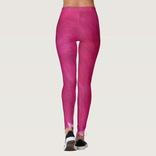 Leggings Push up Gym Mode Donkerroze (Achterkant)