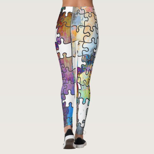 Leggings puzzelstukjes (Achterkant)