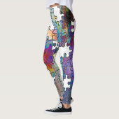 Leggings puzzelstukjes (Links)