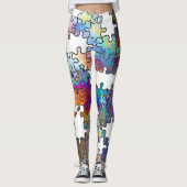 Leggings puzzelstukjes (Voorkant)