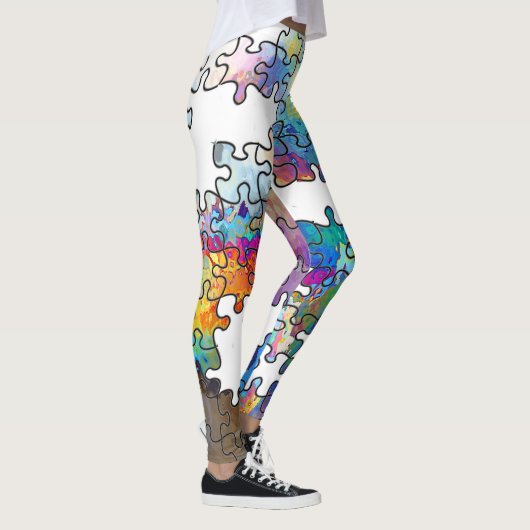 Leggings puzzelstukjes (Rechts)