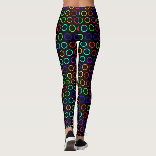 leggings regenboogcirkels (Achterkant)