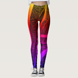 Leggings regenbooggolven