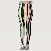 Leggings regenbooggradiënt pasta's (Voorkant)