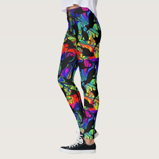 Leggings regenboogkat (Links)