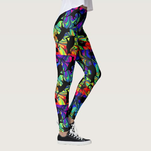 Leggings regenboogkat (Rechts)