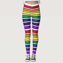 Leggings - Regenboogkleurige bars