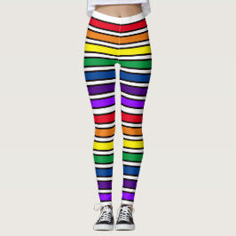 Leggings - Regenboogkleurige bars