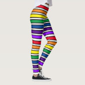Leggings - Regenboogkleurige bars (Rechts)