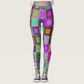 leggings regenboogpleinen (Voorkant)