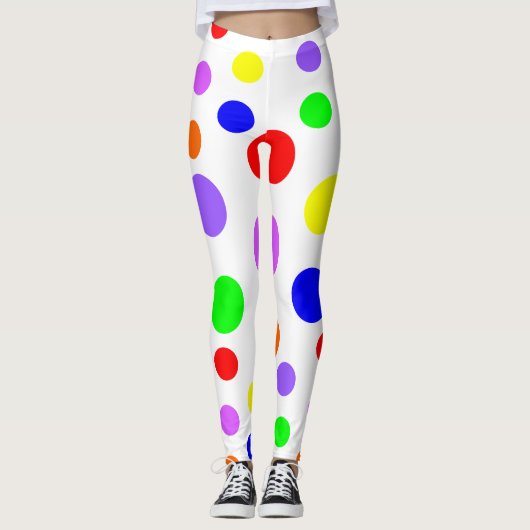 Leggings regenboogspots (Voorkant)