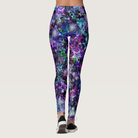leggings regenboogsterren (Achterkant)