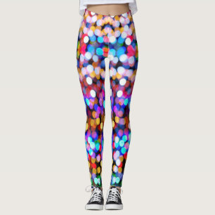 Leggings regenboogstip