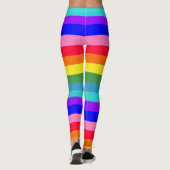 Leggings regenboogstrips (Achterkant)