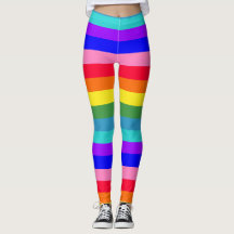 Leggings regenboogstrips