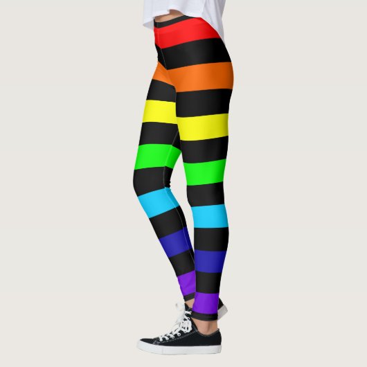 Leggings regenboogstrips (Links)