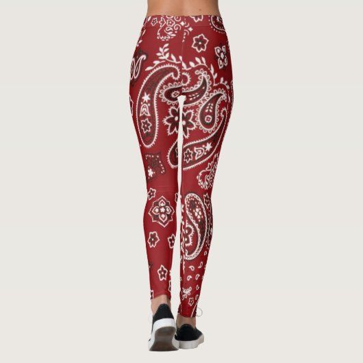 leggings rode banaan (Achterkant)