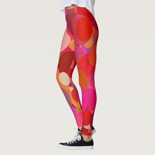 leggings rode stip confetti (Links)
