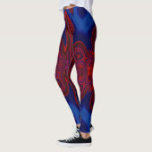 Leggings ~ rood blauw ~ Origineel (Links)