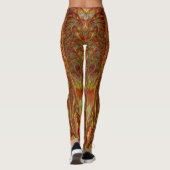 Leggings ~ Rood, geel en Oranje ~ Origineel (Achterkant)