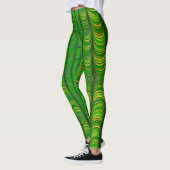 Leggings ~rood, geel kerstfeest (Links)