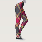 Leggings - Rood gele Schotse tonartan (Rechts)