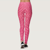 Leggings Rood patroon (Achterkant)