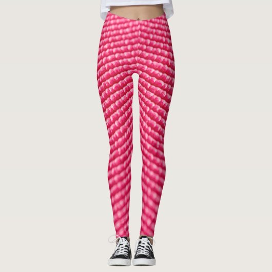 Leggings Rood patroon (Voorkant)