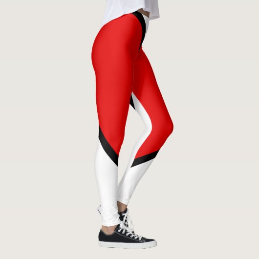Leggings/Rood, Zwart en Wit Leggings (Rechts)