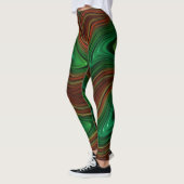 Leggings ~rood zwarte Kerstmis (Links)