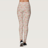 Leggings rookgordijn-bruin Paisley Pattern (Achterkant)