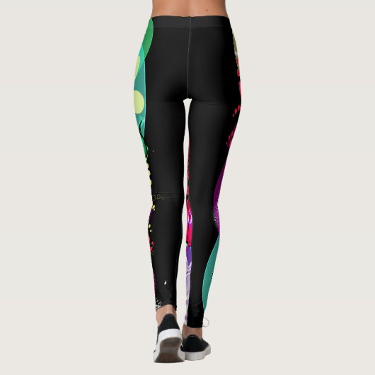 LEGGINGS roos ONTWERPER (Achterkant)