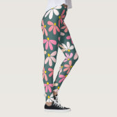Leggings roze bloemen (Rechts)