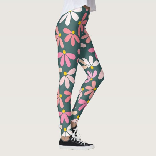 Leggings roze bloemen (Rechts)