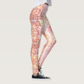 Leggings roze en Oranje afdrukken (Rechts)