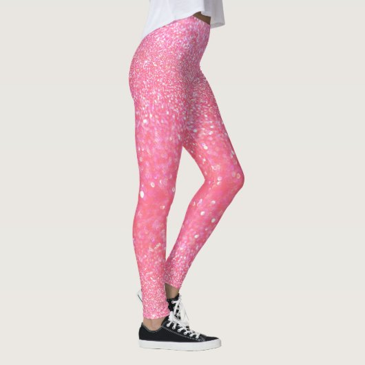 Leggings - Roze glitter Glam (Rechts)