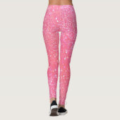 Leggings - Roze glitter Glam (Achterkant)