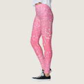 Leggings - Roze glitter Glam (Links)