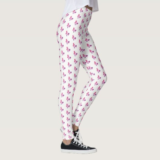 Leggings-roze Leggings van Butterflies voor dames (Rechts)