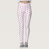 Leggings-roze Leggings van Butterflies voor dames (Voorkant)