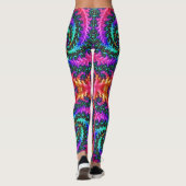 Leggings ~ roze paars goud ~ Origineel (Achterkant)