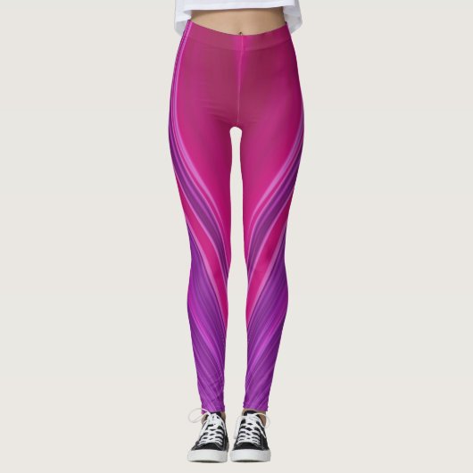 Leggings ~ roze paars ~ Origineel (Voorkant)