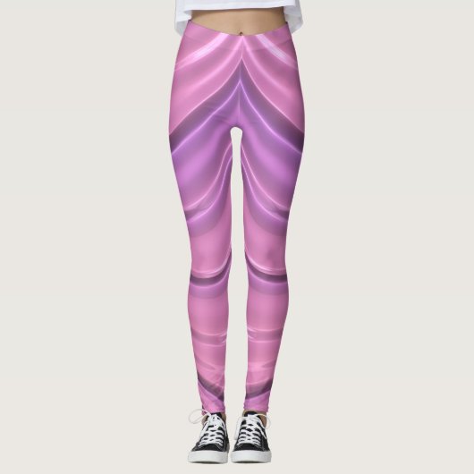Leggings ~ roze puve paars ~ Origineel (Voorkant)