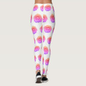 Leggings roze rozenbloesem (Achterkant)