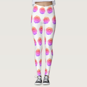 Leggings roze rozenbloesem