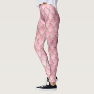 Leggings roze verloopdragon schalen