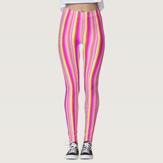 Leggings - Roze zonnebank (Voorkant)