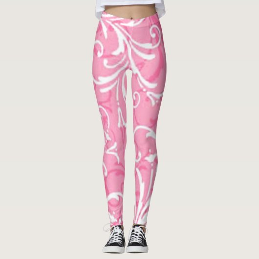 Leggings roze zwembad (Voorkant)